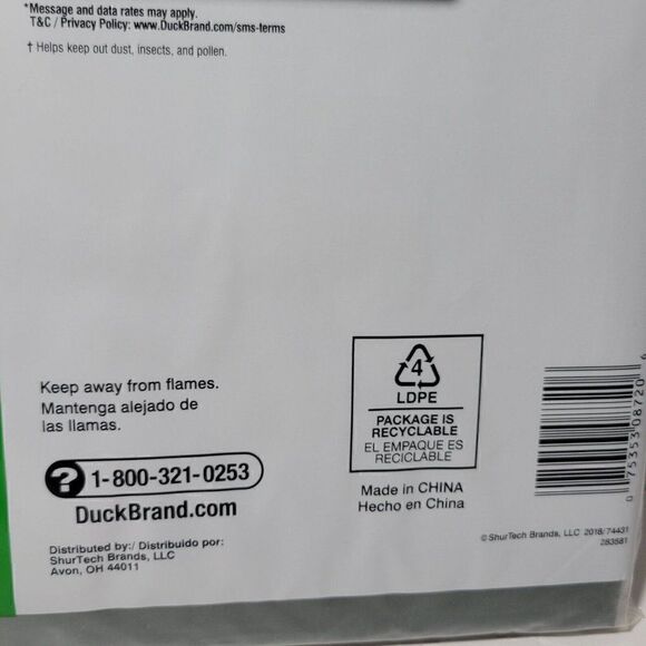 Duck Brand Window Unit Air Conditioner Cover Standard Size 27 x 18 x 25" NEW - Picture 9 of 9